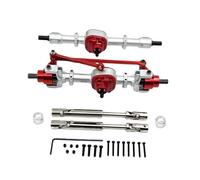 MagiDeal Ponte Assale RC 1/12 Compatibile con Camion Radiocomandati Albero di Trasmissione Ad Alta Resistenza Accessorio di Ricambio in Alluminio Strumenti, Rosso
