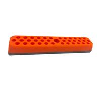 MagiDeal Porta Inserti Esagonali Supporto Base Ripiano Portabit Magnetico Organizer con Alloggiamenti Individuali Capacità 43 Inserti Facilità di Cambio Rapido, Orangina