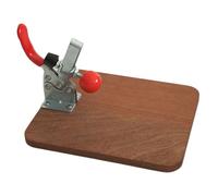 MagiDeal Porta tovaglioli in legno moderno, pratico, durevole e creativo con fermacarte a sfera per tavoli da cocktail bar e caffè, Marrone Scuro