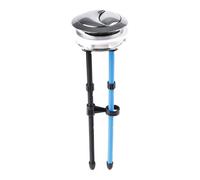 MagiDeal Pulsante Toilette per Coperchio Vasca Doppio Pulsante Scarico WC Pulsante Rotondo di Ricambio Accessorio Serbatoio Bagno in Pp Adatto a Uso Domestico, M