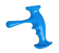 MagiDeal Punto manuale Massager T a forma di Terona portatile Design ergonomico Pollenone Dispositivo per massaggiatore per il corpo pieno per il corpo e le, Blu