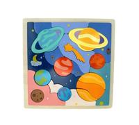 MagiDeal Puzzle in Legno per Bambini, Puzzle per Bambini, per abilità motorie Fini, per ordinare Le Forme, del Solare per Ragazzi e Ragazze, Regali