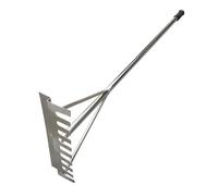 MagiDeal Rastrello per Sabbia con Testa Larga Triangolari in Acciaio Inossidabile per Livellamento Terreni Sportivi , style to 3