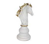MagiDeal Resina Scacchi Figurine Re Regina Cavaliere Statua Scultura Ornamento Figurine da Collezione Artigianato Arredamento Arredamento per La Casa Ufficio - Cavaliere