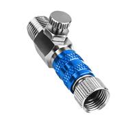 MagiDeal Ricambi per aerografo a sgancio rapido, accessori per aerografia in metallo per hobby, raccordi per compressori d'aria, accoppiatori, accessori, Pressione Blu
