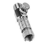 MagiDeal Ricambi per aerografo a sgancio rapido, accessori per aerografia in metallo per hobby, raccordi per compressori d'aria, accoppiatori, accessori, Pressione Argento