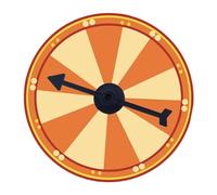 MagiDeal Ruota della Fortuna Girevole da Parete, compatta, Facile da Usare, con Ruote dei girevoli sospese per attività didattiche di Gioco della Fortuna, Style C