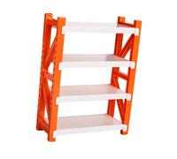 MagiDeal Scaffale portaoggetti in Miniatura per casa delle Bambole, Classico, per Giocare a Finta, mobili per casa delle Bambole a 4 Livelli per Micro paesaggi, Orangina