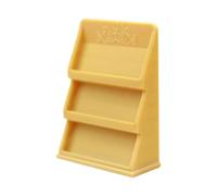 MagiDeal Scaffale portaoggetti per casa delle Bambole, Mini libreria, Piccola vetrina per Modelli, Accessori per casa delle Bambole, libreria inclinata per, Marrone Chiaro