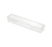 MagiDeal Scatola Portaoggetti in Plastica Trasparente Contenitore Organizzatore Cassetta Rettangolare Allungata con Latch Stabile, Medio, Confezione Da Un Pezzo, Dimensioni 22,5 X 5,3 X 3,1 Cm