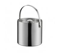 MagiDeal Secchiello Ghiaccio Inox Secchiello Bevande Isolato Contenitore Termico con Coperchio Manico Doppia Parete per Tenere al Freddo Cocktail E Lattine per, 3L, Brushed
