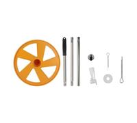 MagiDeal Segnalinee a secco con ruote per tracciatori di gesso da campo, accessori per traccialinee a gesso, versatile macchina per tracciare linee su ruote