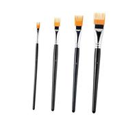 MagiDeal Set di Pennelli da Pittura Grainer, 4 Pennelli Acquerello con Setole in Nylon per Acrilici E Guazzo, per Un'Ampia Gamma di Tecniche Pittoriche, dalle Linee Sottili alle Linee Spesse