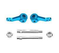 MagiDeal Set di snodati per Auto RC 1/10 in Lega di Alluminio, sostituibili, Resistenti, Facili da installare, Accessori per Auto RC per Il Pranzo, Blu