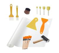 MagiDeal Set di strumenti per decoupage, kit iniziale per decoupage per la decorazione di mobili, rulli in gomma e accessori.