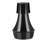 MagiDeal Sordina per tromba leggera, accessori di ricambio facili da usare, pratici, classici per principianti, sordina dritta per tromba inferiore, Nero