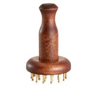 MagiDeal Spazzola per il corpo in legno per massaggi, strumento per scolpire il corpo, styling dei tessuti profondi, in ottone, per, regalo per, 24 Denti
