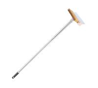 MagiDeal Spazzola per Pietra per Pizza con Manico Staccabile, Spazzola per la Pulizia della griglia per Uso Commerciale e Domestico, setole in Rame, 1.2 M