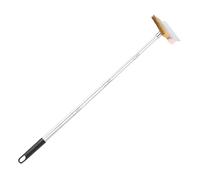 MagiDeal Spazzola per Pietra per Pizza con Manico Staccabile, Spazzola per la Pulizia della griglia per Uso Commerciale e Domestico, setole in Rame, 1.6 Milioni