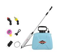 MagiDeal Spruzzatore da Giardino con Lancia Retrattile da 5 Litri, Portatile, Leggero, Potente, ad Alta Pressione, Ricaricabile, con Impugnatura elettrica per, Utilizzare Circa 230 Minuti