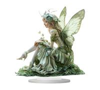 MagiDeal Statua in Acrilico a Forma di Fata, Regalo, Figura di Angelo, Statuetta di Scultura Artigianale per Interni Ed Esterni, per Feste