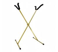 MagiDeal Supporto Espositore Alluminio Stand Modello Regolabile Portatile Cradle Spugna Protezione Adatto a Collezionisti Laboratorio Manutenzione Riparazione, Oro