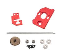 MagiDeal Supporto Motore Auto RC Base di Montaggio 1/28 Ricambi Albero di Trasmissione Centrale Ingranaggio Motore di Facile Montaggio per 284131 284010 K979, Rosso