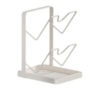 MagiDeal Supporto Multifunzionale per Taglieri, Utensili, Pentole, Coperchi, con Vassoio, Da Appoggio, Doppio Livello