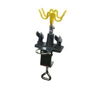 MagiDeal Supporto per aerografo, stazione di supporto per aerografo, accessori per la colorazione dei modelli, morsetto universale stabile per bordi del, Giallo