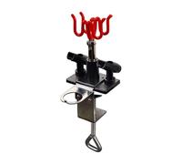 MagiDeal Supporto per aerografo, stazione di supporto per aerografo, accessori per la colorazione dei modelli, morsetto universale stabile per bordi del, Rosso