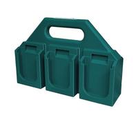 MagiDeal Supporto per Batteria da 18 V, Portatile, Accessori per l'area di Lavoro, Organizer per riporre Oggetti, Robusto Supporto per riporre Oggetti, 6 Slot
