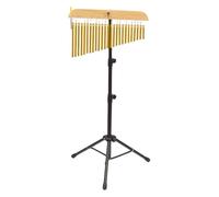 MagiDeal Supporto per carillon a da concerto a 25 note, altezza regolabile, robusto, 28,3-45,3 pollici, leggero, per, tubi in alluminio, base