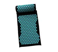MagiDeal Tappetino per Agopressione Set di Cuscini Trigger Points Mats, Nero