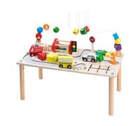 MagiDeal Tavolo da attività, lavagna interattiva, giocattolo per auto, forme, consapevolezza del traffico, giocattoli educativi precoci, giocattoli sensoriali