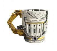 MagiDeal Tazza a Forma di Autopompa con Apertura Superiore E Impugnatura Comoda per Un Utilizzo Sicuro Adatta per La Prima Colazione E per Lavorativa