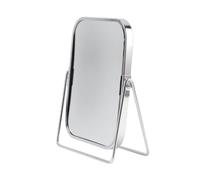 MagiDeal Trucco specchio scrivania specchio vanity 2x ingrandimento a doppia faccia specchio da trucco specchio specchio per casa del dormitorio hotel casa, Argento