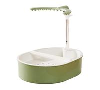 MagiDeal Vasca da Bagno Automatica Portatile per Pappagalli, Integrata, Facile da Installare E Pulire, con Flusso d'Acqua Regolabile, Resistente E Adatta a, Style a Green Shower