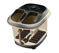 MagiDeal Vaschetta per pediluvio, SPA per pediluvi con calore, interruttore rotante riscaldato Secchio per pediluvio riscaldante a temperatura costante, vasca, grigio