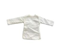 MagiDeal Vestiti per Bambole in 1/6, Mini Maglietta Bianca alla Moda con Supporto, Canottiera per Action Figure da 12 Pollici.