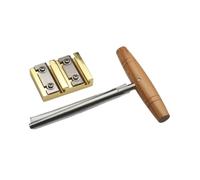 MagiDeal Violino PEG Hole Resamer Set di strumenti di violino Set per ukulele a doppio basso a doppio basso con impugnatura in legno violino strumento, Oro