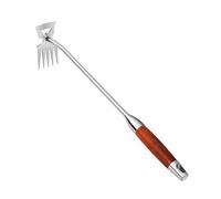 MagiDeal Zappa in Acciaio Inox Attrezzo da Diserbo Manuale Multiuso con Denti Multipli Presa Ergonomica Robusta Adatto per Orto Giardino Cortile , L 1 PC , Zappa Cava 5 Denti