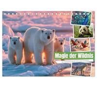 Magie der Wildnis (Tischkalender 2026 DIN A5 quer), CALVENDO Monatskalender: Ein atemberaubender Tierkalender, der die majestätische Vielfalt unserer Natur in beeindruckenden Bildern zeigt.