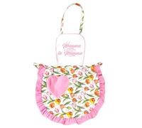 MAGIE DI CASA Grembiule adulto cm.50x62 con FRASI PERSONALIZZABILI - Grembiule cucina donna con frasi - Made in Italy (TULIPANO)