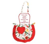MAGIE DI CASA Grembiule adulto cm.50x62 con FRASI PERSONALIZZABILI - Grembiule cucina donna con frasi - Made in Italy (CHRISTMAS MAGIC)