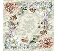 MAGIE DI CASA Tovaglie in gobeline, lavorato a jacquard - Made in Italy (ZHOU, 4 persone cm 140x140)