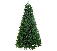 ALBERO DI NATALE MOD. LA THUILE DIAM. CM 118X210 H VERDE CON BASE IN METALLO