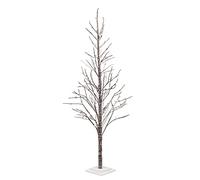 Magie di Natale Albero luminoso "Glad", Ramo con led a luce calda Decorazione da interno (180 cm, Marrone Innevato)