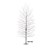 Magie di Natale Albero luminoso Tiglio marrone microled bianco caldo, uso interno (H 200 cm)