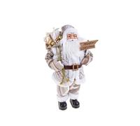 Magie di Natale Babbo Natale con Sacco e Doni, Color Champagne da 60 cm