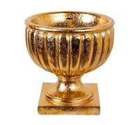 Magie di Natale Base per Albero di Natale Coppa Dorata in poliresina per Decorazioni Natalizie (Dorata)